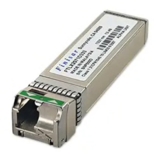 Finisar GLC-BX80-U-I 1000BASE-BX-U SFP BiDi 1490nm-TX/1570nm-RX 80km DOM Simplex LC/UPC SMF Optical Transceiver